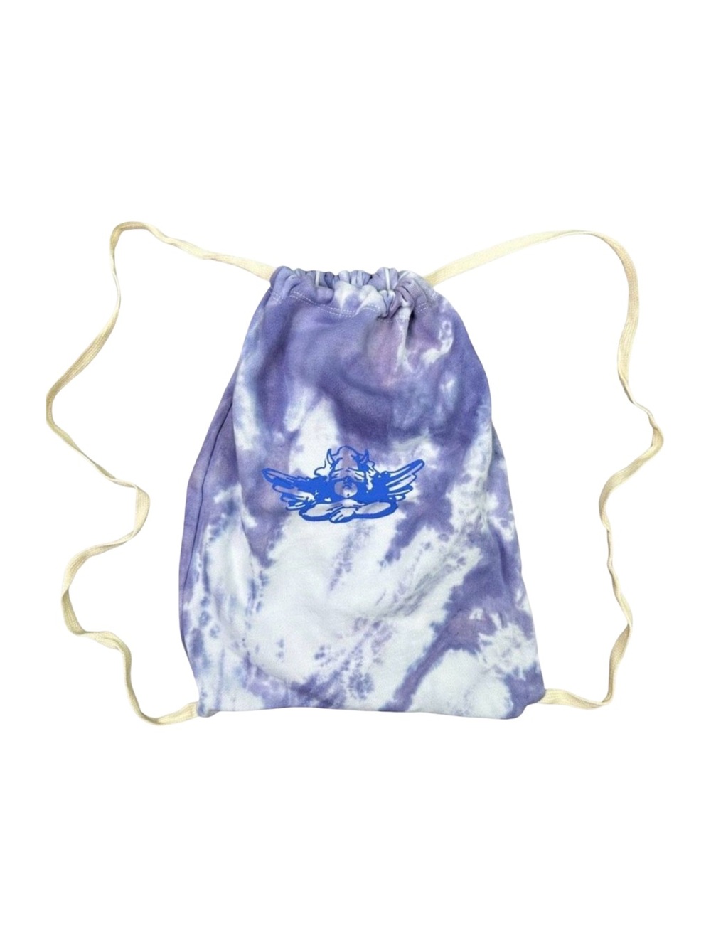 Boys Lie Tie Dye Drawstring Backpack / Purse - 15” x 12”